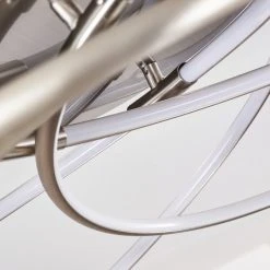 Hofstein Gimdalen Deckenleuchte LED Nickel-Matt, 1-flammig, Fernbedienung -LED Leuchten Verkäufe 2022 gimdalen deckenleuchte h3169278 do1 16