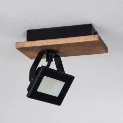 Hofstein Giresta Deckenleuchte LED Schwarz, Braun, 1-flammig -LED Leuchten Verkäufe 2022 giresta deckenleuchte h3426227 7