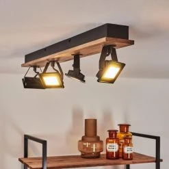Hofstein Giresta Deckenleuchte LED Schwarz, Holz dunkel, 4-flammig 20 Hofstein Giresta Deckenleuchte LED Schwarz, Holz dunkel, 4-flammig -LED Leuchten Verkäufe 2022 giresta deckenleuchte h3426562 8