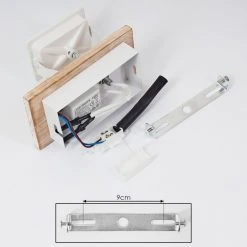 Hofstein Giresta Deckenleuchte LED Wei&szlig;, Naturfarben, 1-flammig -LED Leuchten Verkäufe 2022 giresta deckenleuchte h3435793 4