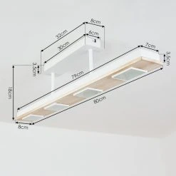 Hofstein Giresta Deckenleuchte LED Wei&szlig;, 4-flammig -LED Leuchten Verkäufe 2022 giresta deckenleuchte h3435830 3