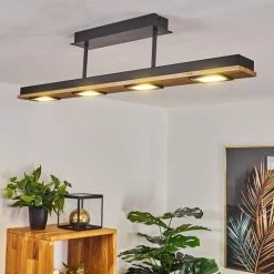 Hofstein Giresta Deckenleuchte LED Schwarz, 4-flammig -LED Leuchten Verkäufe 2022 giresta deckenleuchte h3436691 6