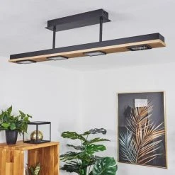 Hofstein Giresta Deckenleuchte LED Schwarz, 4-flammig -LED Leuchten Verkäufe 2022 giresta deckenleuchte h3436691 9