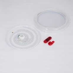 Hofstein Gladstone Deckenleuchte LED Schwarz, Wei&szlig;, 1-flammig, Fernbedienung -LED Leuchten Verkäufe 2022 gladstone deckenleuchte h3384541 4