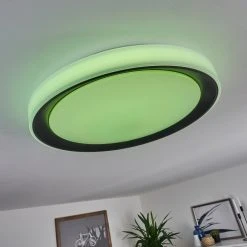 Hofstein Gladstone Deckenleuchte LED Schwarz, Wei&szlig;, 1-flammig, Fernbedienung -LED Leuchten Verkäufe 2022 gladstone deckenleuchte h3384541 8