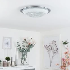 Hofstein Glattfelden Deckenleuchte LED Chrom, 1-flammig -LED Leuchten Verkäufe 2022 glattfelden deckenleuchte h3550281 4