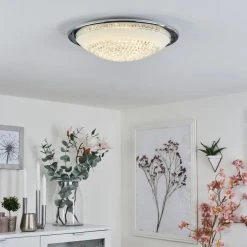 Hofstein Glattfelden Deckenleuchte LED Chrom, 1-flammig -LED Leuchten Verkäufe 2022 glattfelden deckenleuchte h3550281 6