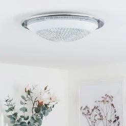 Hofstein Glattfelden Deckenleuchte LED Chrom, 1-flammig -LED Leuchten Verkäufe 2022 glattfelden deckenleuchte h3550281 9