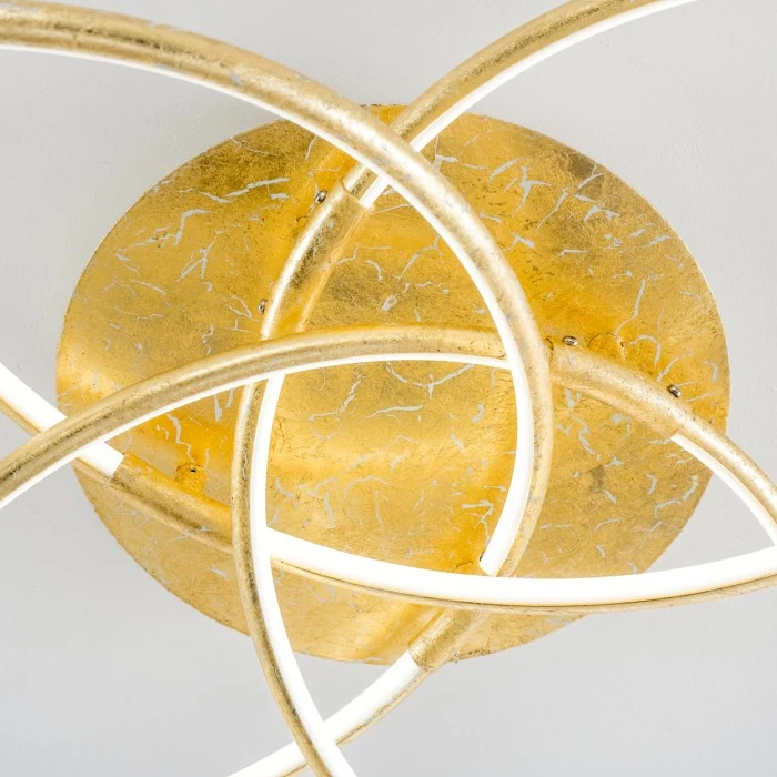 Hofstein Glen Deckenleuchte LED Gold, 1-flammig, Fernbedienung 17 Hofstein Glen Deckenleuchte LED Gold, 1-flammig, Fernbedienung – Bild 17