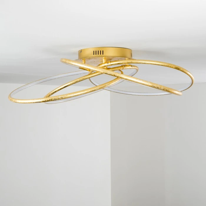 Hofstein Glen Deckenleuchte LED Gold, 1-flammig, Fernbedienung 20 Hofstein Glen Deckenleuchte LED Gold, 1-flammig, Fernbedienung – Bild 20