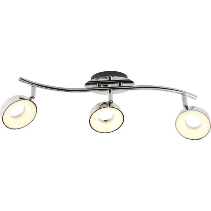 Globo ABRIL Deckenleuchte LED Nickel-Matt, 3-flammig 2 Globo ABRIL Deckenleuchte LED Nickel-Matt, 3-flammig – Bild 2