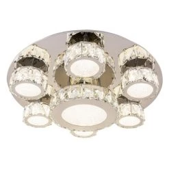 Globo AMUR Deckenleuchte LED Chrom, 1-flammig