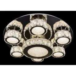 Globo AMUR Deckenleuchte LED Chrom, 1-flammig 8 Globo AMUR Deckenleuchte LED Chrom, 1-flammig -LED Leuchten Verkäufe 2022 globo amur deckenleuchte 49350 60 2