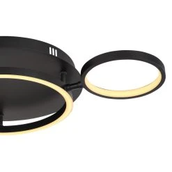 Globo ANTONIUS Deckenleuchte LED Schwarz, 1-flammig -LED Leuchten Verkäufe 2022 globo antonius deckenleuchte 67252 23 4