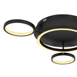 Globo ANTONIUS Deckenleuchte LED Schwarz, 1-flammig -LED Leuchten Verkäufe 2022 globo antonius deckenleuchte 67252 29 4