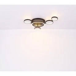 Globo ANTONIUS Deckenleuchte LED Schwarz, 1-flammig -LED Leuchten Verkäufe 2022 globo antonius deckenleuchte 67252 29 7