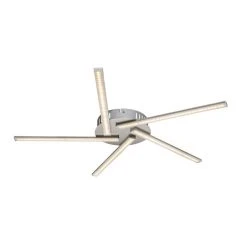 Globo Artax Deckenleuchte LED Nickel-Matt, 1-flammig -LED Leuchten Verkäufe 2022 globo artax deckenleuchte 67002 17 2