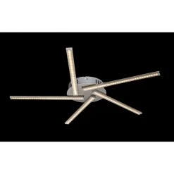 Globo Artax Deckenleuchte LED Nickel-Matt, 1-flammig -LED Leuchten Verkäufe 2022 globo artax deckenleuchte 67002 17 4