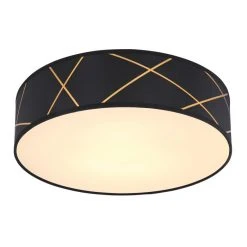 Globo BEMMO Deckenleuchte LED Schwarz, 1-flammig