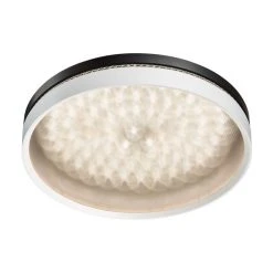 Globo BRENTANELLA Deckenleuchte LED Schwarz, Weiß, 1-flammig, Fernbedienung, Farbwechsler