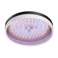 Globo BRENTANELLA Deckenleuchte LED Schwarz, Weiß, 1-flammig, Fernbedienung, Farbwechsler -LED Leuchten Verkäufe 2022 globo brentanella deckenleuchte 48414 40 11