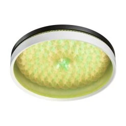 Globo BRENTANELLA Deckenleuchte LED Schwarz, Weiß, 1-flammig, Fernbedienung, Farbwechsler -LED Leuchten Verkäufe 2022 globo brentanella deckenleuchte 48414 40 12