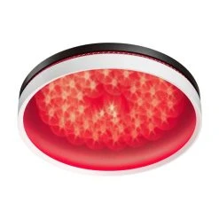 Globo BRENTANELLA Deckenleuchte LED Schwarz, Weiß, 1-flammig, Fernbedienung, Farbwechsler -LED Leuchten Verkäufe 2022 globo brentanella deckenleuchte 48414 40 9