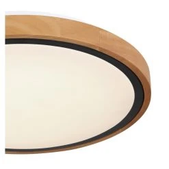 Globo BRUNO Deckenleuchte LED Schwarz, Naturfarben, 1-flammig -LED Leuchten Verkäufe 2022 globo bruno deckenleuchte 41764 12 3