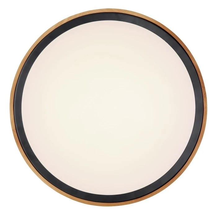 Globo BRUNO Deckenleuchte LED Schwarz, Naturfarben, 1-flammig 3 Globo BRUNO Deckenleuchte LED Schwarz, Naturfarben, 1-flammig – Bild 3