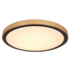 Globo BRUNO Deckenleuchte LED Schwarz, Naturfarben, 1-flammig 10 Globo BRUNO Deckenleuchte LED Schwarz, Naturfarben, 1-flammig -LED Leuchten Verkäufe 2022 globo bruno deckenleuchte 41764 24 4