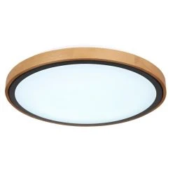 Globo BRUNO Deckenleuchte LED Schwarz, Naturfarben, 1-flammig 11 Globo BRUNO Deckenleuchte LED Schwarz, Naturfarben, 1-flammig -LED Leuchten Verkäufe 2022 globo bruno deckenleuchte 41764 24 5