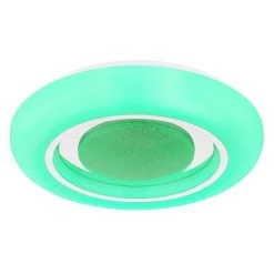 Globo BURRO Deckenleuchte LED Weiß, 1-flammig, Fernbedienung, Farbwechsler -LED Leuchten Verkäufe 2022 globo burro deckenleuchte 41369 18 10