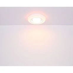 Globo BURRO Deckenleuchte LED Weiß, 1-flammig, Fernbedienung, Farbwechsler -LED Leuchten Verkäufe 2022 globo burro deckenleuchte 41369 18 16