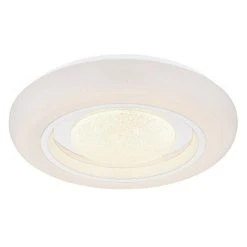 Globo BURRO Deckenleuchte LED Weiß, 1-flammig, Fernbedienung, Farbwechsler -LED Leuchten Verkäufe 2022 globo burro deckenleuchte 41369 18 2