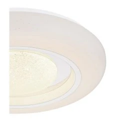 Globo BURRO Deckenleuchte LED Weiß, 1-flammig, Fernbedienung, Farbwechsler -LED Leuchten Verkäufe 2022 globo burro deckenleuchte 41369 18 5