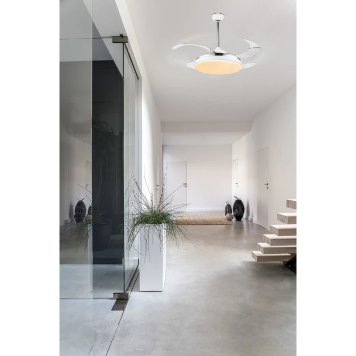 Globo CABRERA Deckenventilator LED Weiß, 1-flammig, Fernbedienung 1 Globo CABRERA Deckenventilator LED Weiß, 1-flammig, Fernbedienung