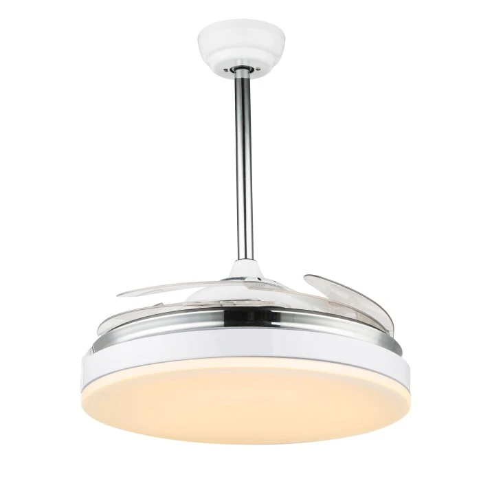 Globo CABRERA Deckenventilator LED Weiß, 1-flammig, Fernbedienung 3 Globo CABRERA Deckenventilator LED Weiß, 1-flammig, Fernbedienung – Bild 3