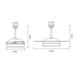 Globo CABRERA Deckenventilator LED Weiß, 1-flammig, Fernbedienung 19 Globo CABRERA Deckenventilator LED Weiß, 1-flammig, Fernbedienung -LED Leuchten Verkäufe 2022 globo cabrera deckenventilator 351 9