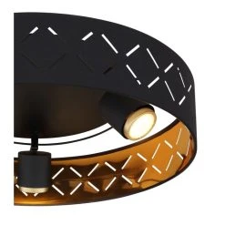 Globo CLARKE Deckenleuchte LED Schwarz, 3-flammig 9 Globo CLARKE Deckenleuchte LED Schwarz, 3-flammig -LED Leuchten Verkäufe 2022 globo clarke deckenleuchte 15229 3d 2