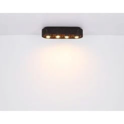 Globo CLARKE Deckenleuchte LED Schwarz, 4-flammig -LED Leuchten Verkäufe 2022 globo clarke deckenleuchte 15229 4d 6