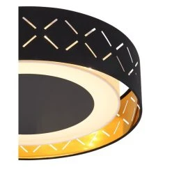 Globo CLARKE Deckenleuchte LED Schwarz, 1-flammig -LED Leuchten Verkäufe 2022 globo clarke deckenleuchte 15229d1 4