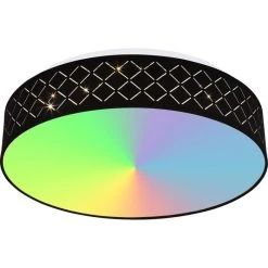 Globo CLARKE Deckenleuchte LED Weiß, 1-flammig, Fernbedienung, Farbwechsler -LED Leuchten Verkäufe 2022 globo clarke deckenleuchte 15229d9 11