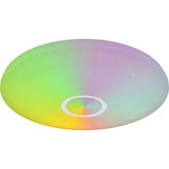 Globo CLARKE Deckenleuchte LED Weiß, 1-flammig, Fernbedienung, Farbwechsler 26 Globo CLARKE Deckenleuchte LED Weiß, 1-flammig, Fernbedienung, Farbwechsler -LED Leuchten Verkäufe 2022 globo clarke deckenleuchte 41365 18 10