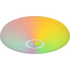 Globo CLARKE Deckenleuchte LED Weiß, 1-flammig, Fernbedienung, Farbwechsler 28 Globo CLARKE Deckenleuchte LED Weiß, 1-flammig, Fernbedienung, Farbwechsler -LED Leuchten Verkäufe 2022 globo clarke deckenleuchte 41365 18 12