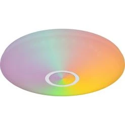 Globo CLARKE Deckenleuchte LED Weiß, 1-flammig, Fernbedienung, Farbwechsler 29 Globo CLARKE Deckenleuchte LED Weiß, 1-flammig, Fernbedienung, Farbwechsler -LED Leuchten Verkäufe 2022 globo clarke deckenleuchte 41365 18 13