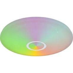 Globo CLARKE Deckenleuchte LED Weiß, 1-flammig, Fernbedienung, Farbwechsler 31 Globo CLARKE Deckenleuchte LED Weiß, 1-flammig, Fernbedienung, Farbwechsler -LED Leuchten Verkäufe 2022 globo clarke deckenleuchte 41365 18 15