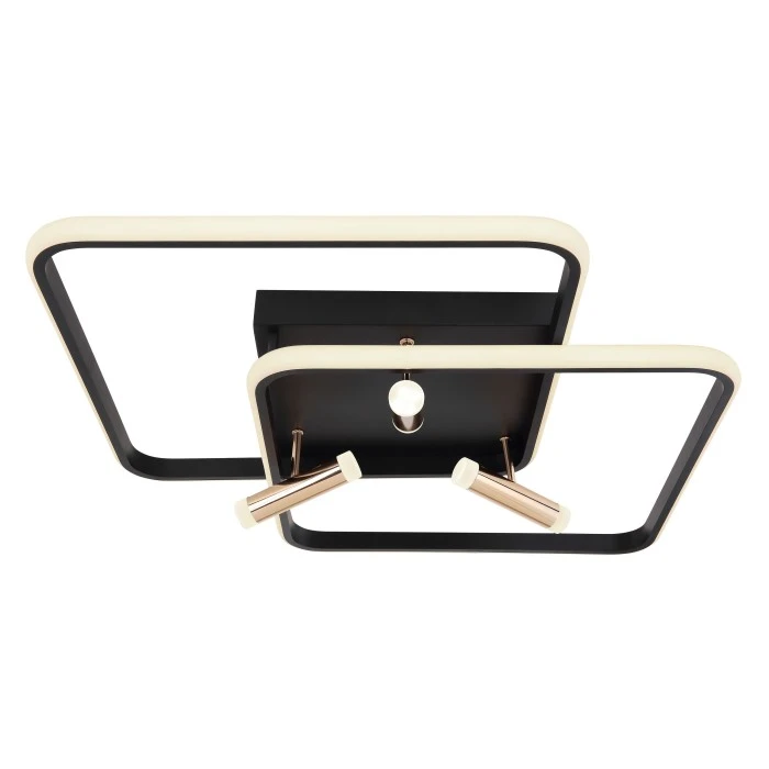 Globo COCO Deckenleuchte LED Schwarz, 1-flammig, Fernbedienung 3 Globo COCO Deckenleuchte LED Schwarz, 1-flammig, Fernbedienung – Bild 3