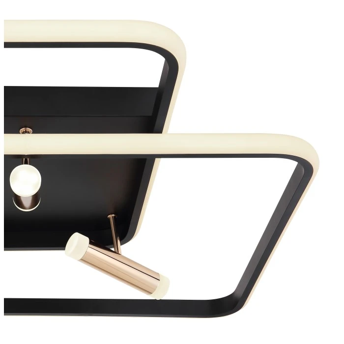 Globo COCO Deckenleuchte LED Schwarz, 1-flammig, Fernbedienung 5 Globo COCO Deckenleuchte LED Schwarz, 1-flammig, Fernbedienung – Bild 5