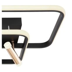 Globo COCO Deckenleuchte LED Schwarz, 1-flammig, Fernbedienung -LED Leuchten Verkäufe 2022 globo coco deckenleuchte 67301d1 4