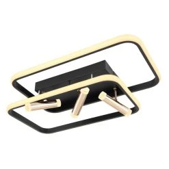 Globo COCO Deckenleuchte LED Schwarz, 1-flammig, Fernbedienung -LED Leuchten Verkäufe 2022 globo coco deckenleuchte 67301d1 5